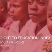 Le rapport relatif à l’indicateur du droit à l’éducation est publié